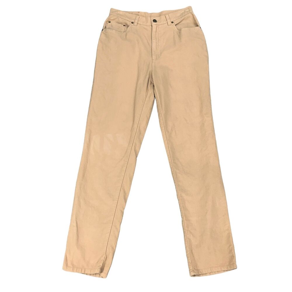 Ralph Lauren Pants Womens 8 Butterscotch Straight Stretch Cotton Lauren Jeans Co